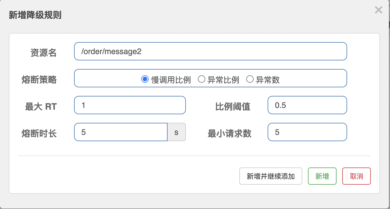 慢调用比例