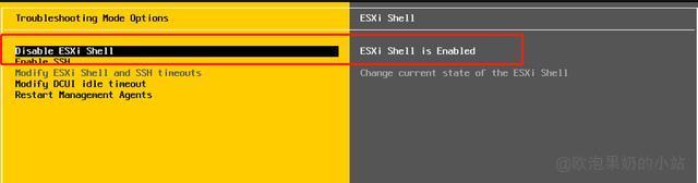 ESXi Shell